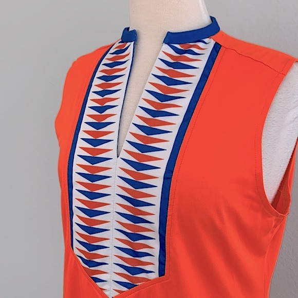 Tracy Negoshian Orange & Royal Shift Drsss - Picture 3 of 10